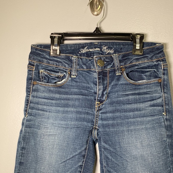 American Eagle Outfitters Skinny Blue Jeans Size 2P - Picture 3 of 8